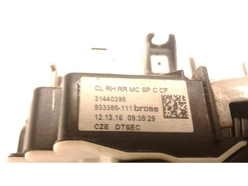 Recambio de cerradura puerta trasera derecha para volvo v40 2.0 diesel cat referencia OEM IAM   