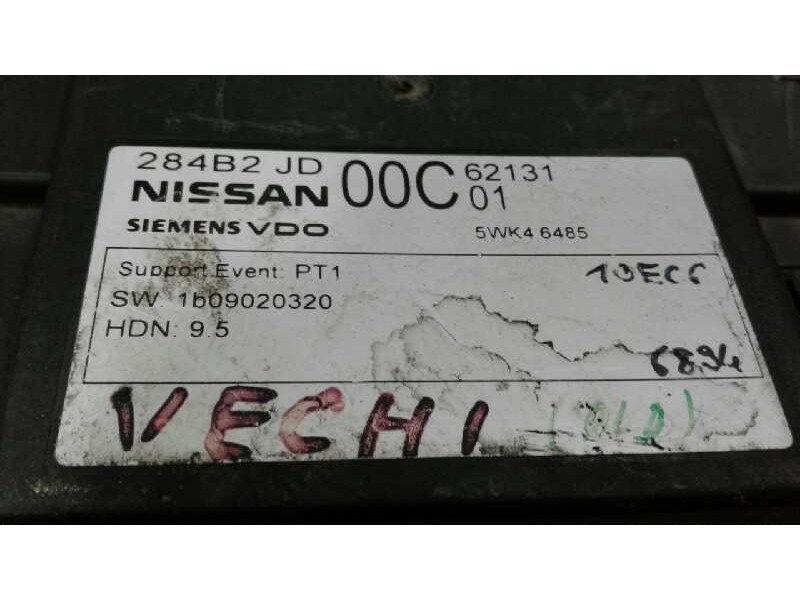 Recambio de centralita luces para nissan qashqai (j10) 2.0 dci turbodiesel cat referencia OEM IAM 284B2JD  