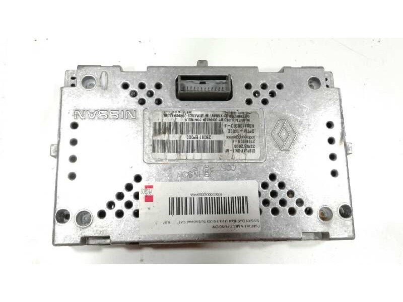 Recambio de pantalla multifuncion para nissan qashqai (j10) 2.0 dci turbodiesel cat referencia OEM IAM 21676976-4  