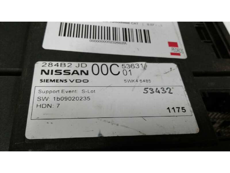 Recambio de centralita luces para nissan qashqai (j10) 2.0 dci turbodiesel cat referencia OEM IAM   