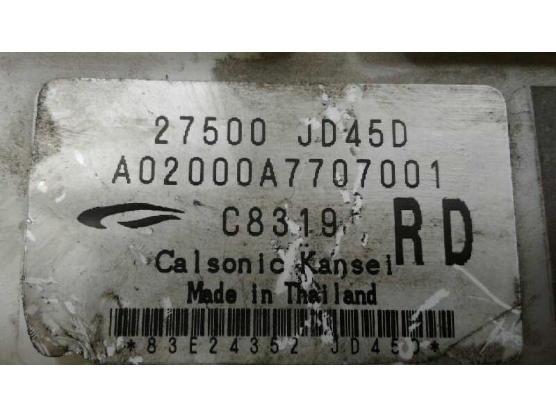 Recambio de mando calefaccion / aire acondicionado para nissan qashqai (j10) 2.0 dci turbodiesel cat referencia OEM IAM 27500JD4