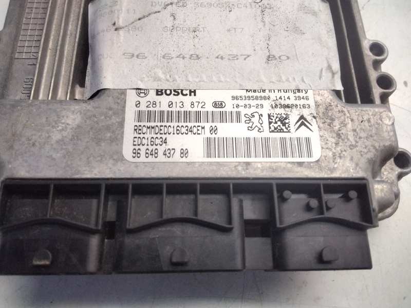 Recambio de centralita motor uce para peugeot 308 confort referencia OEM IAM 0281013872  