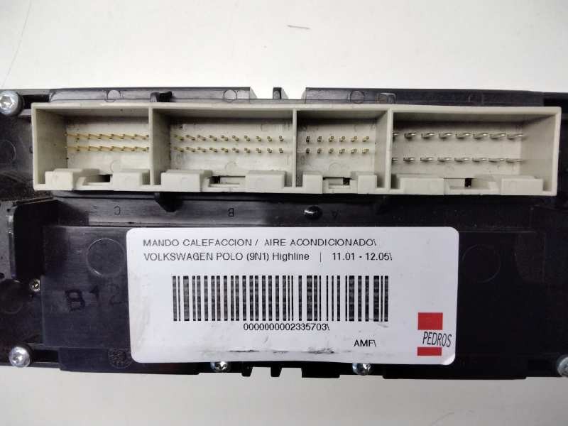Recambio de mando calefaccion / aire acondicionado para volkswagen polo (9n1) highline referencia OEM IAM 6Q0820045H  
