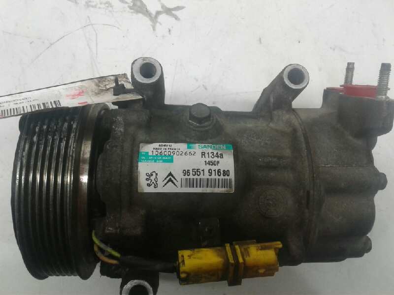 Recambio de compresor aire acondicionado para citroen c3 1.4 sx plus referencia OEM IAM 9655191680  