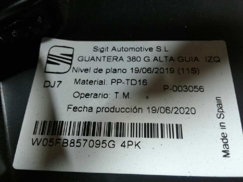 Recambio de guantera para seat leon (kl1) fr referencia OEM IAM 5FB857095G  