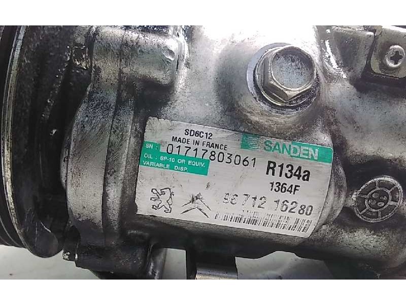 Recambio de compresor aire acondicionado para citroen berlingo station wagon x referencia OEM IAM 9671216280  
