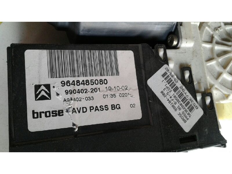Recambio de elevalunas delantero derecho para citroen c5 berlina 2.0 hdi sx referencia OEM IAM 9222J5  