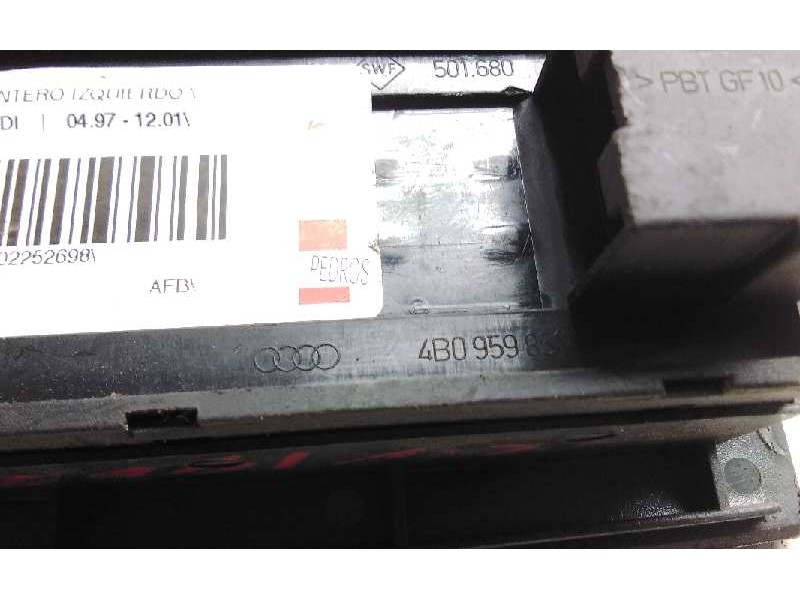 Recambio de mando elevalunas delantero izquierdo para audi a6 berlina (4b2) 2.5 tdi referencia OEM IAM 4B0959851  