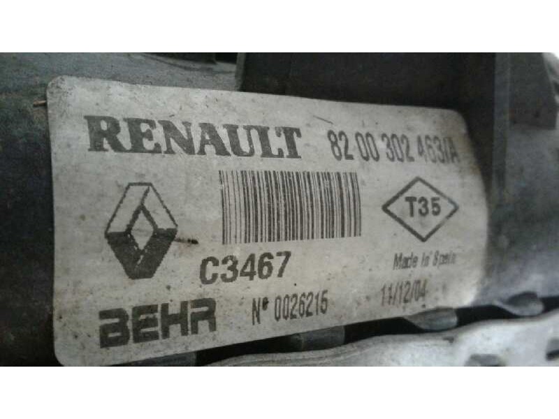 Recambio de radiador agua para renault laguna ii grandtour (kg0) dynamique referencia OEM IAM   