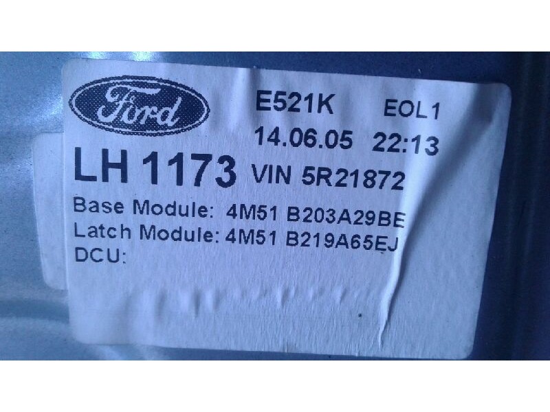 Recambio de elevalunas delantero izquierdo para ford focus berlina (cap) ambiente (d) referencia OEM IAM 1736145  