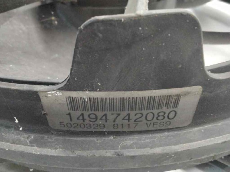 Recambio de electroventilador para peugeot 807 sr pack referencia OEM IAM 1494742080  