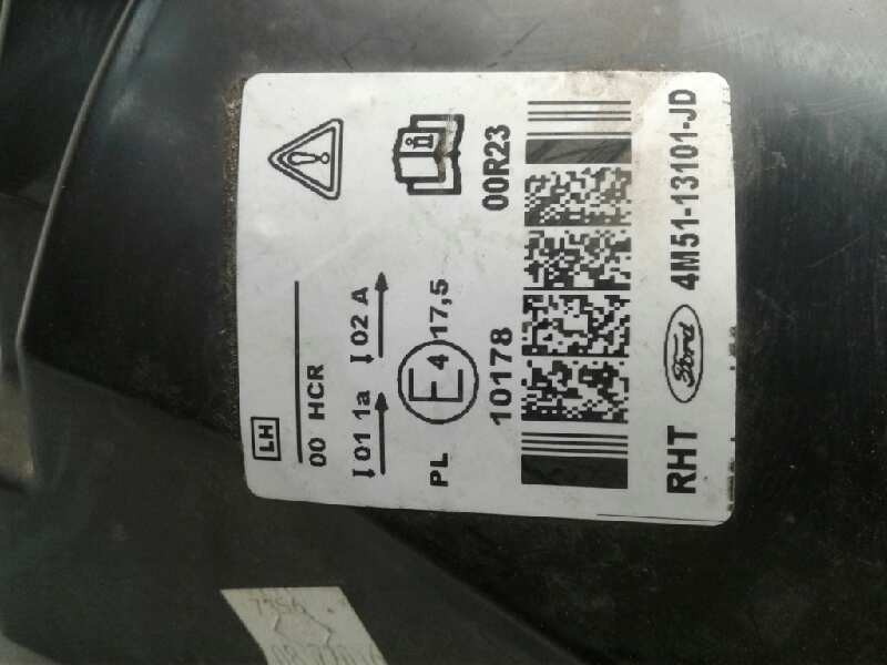 Recambio de faro izquierdo para ford focus berlina (cap) ambiente (d) referencia OEM IAM 4M5H3I3K060BALH  