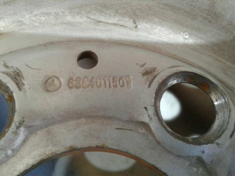Recambio de llanta hierro para mercedes vito (w638) caja cerrada 108 d  (638.064) referencia OEM IAM 5T15 63840115001 5IJX15H2