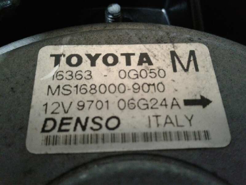 Recambio de electroventilador para toyota corolla (e12) 1.4 d-4d luna compact referencia OEM IAM 1636328160  