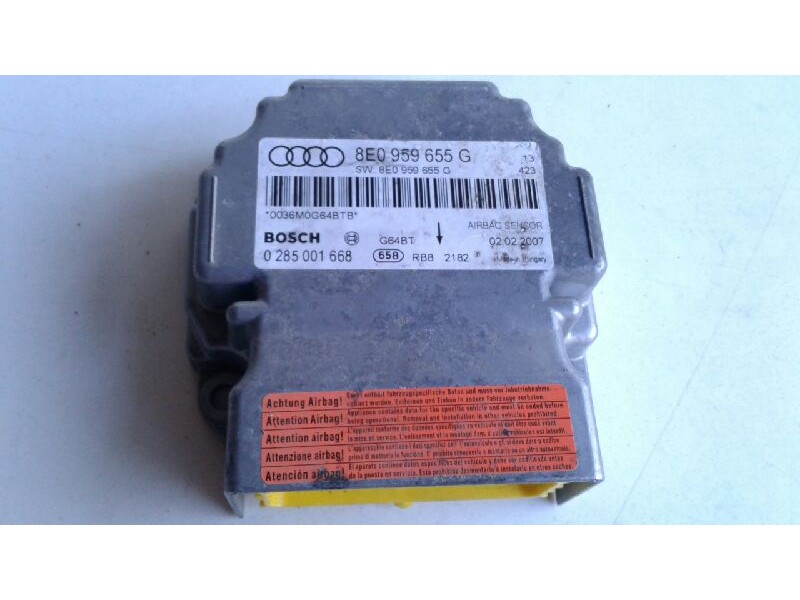 Recambio de centralita airbag para audi a4 berlina (8e) 2.0 tdi 16v (103kw) referencia OEM IAM 8E0959655  