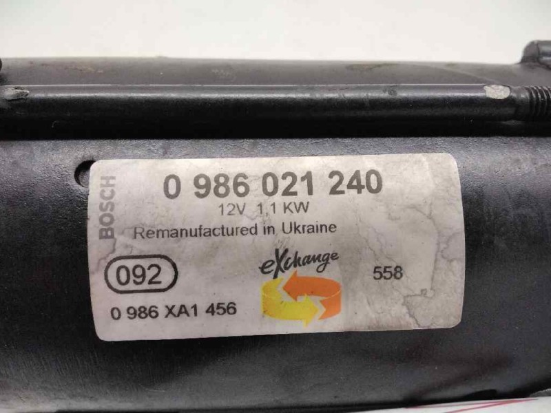 Recambio de motor arranque para suzuki swift berlina (mz) gl (5-ptas.) referencia OEM IAM 0986021240 0986XA1456 