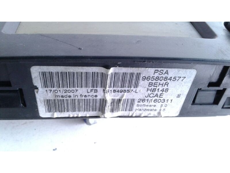 Recambio de mando calefaccion / aire acondicionado para citroen c4 berlina collection referencia OEM IAM 9658084577  