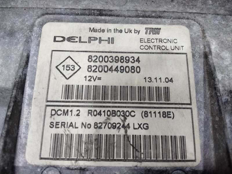 Recambio de centralita motor uce para renault modus confort dynamique referencia OEM IAM 8200501860  