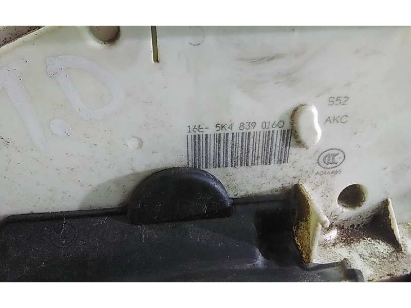 Recambio de cerradura puerta trasera derecha para seat leon st (5f8) reference referencia OEM IAM 5K48390160  