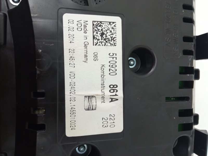 Recambio de cuadro instrumentos para seat leon st (5f8) reference referencia OEM IAM 5F0920  