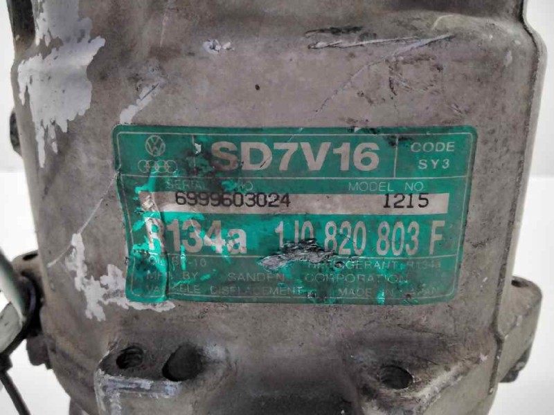 Recambio de compresor aire acondicionado para seat ibiza (6k1) signo referencia OEM IAM 1J0820803 SD7V16 