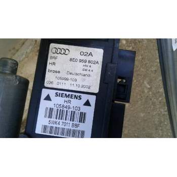 Recambio de elevalunas trasero derecho para audi a4 avant (8e) 2.5 tdi (120kw) referencia OEM IAM 8E0839462C  