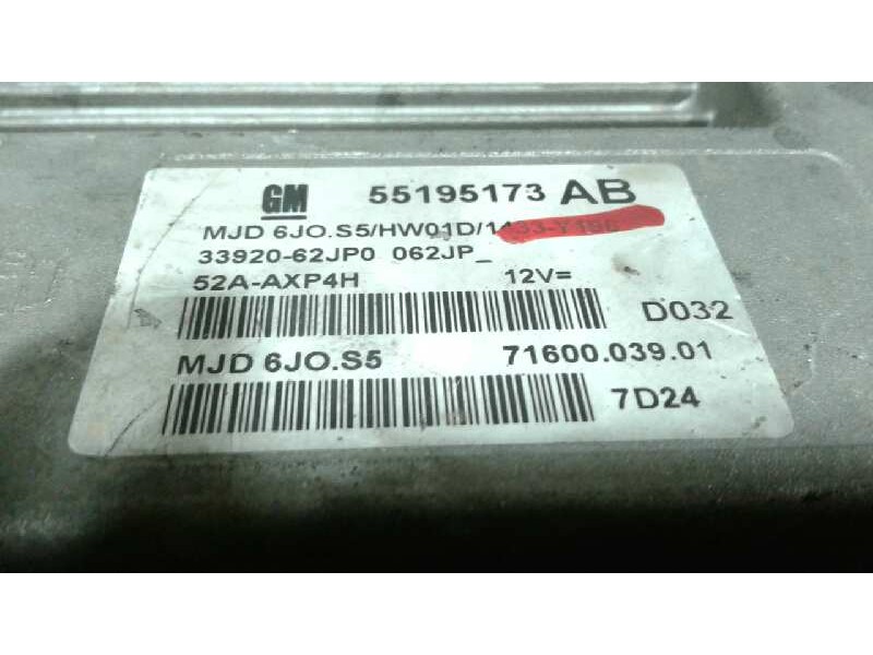 Recambio de centralita motor uce para suzuki swift berlina (mz) gl (5-ptas.) referencia OEM IAM MJD6J0S5HW01D  