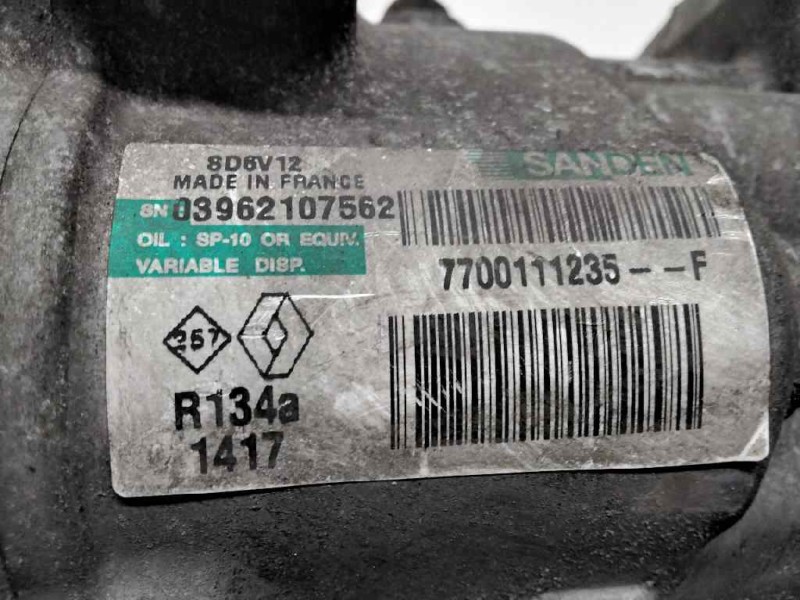 Recambio de compresor aire acondicionado para renault kangoo (f/kc0) fairway 4x4 referencia OEM IAM 03962107562 SD6V12 