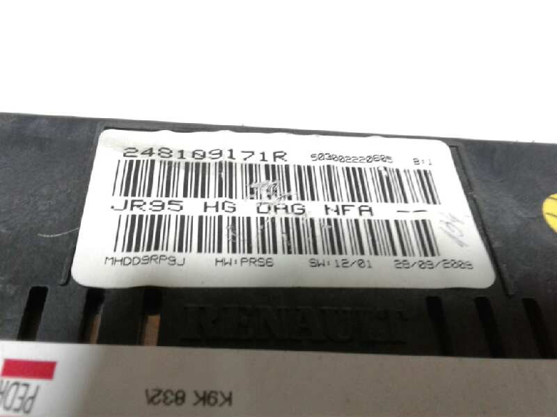 Recambio de pantalla multifuncion para renault scenic iii dynamique referencia OEM IAM 2481009171  