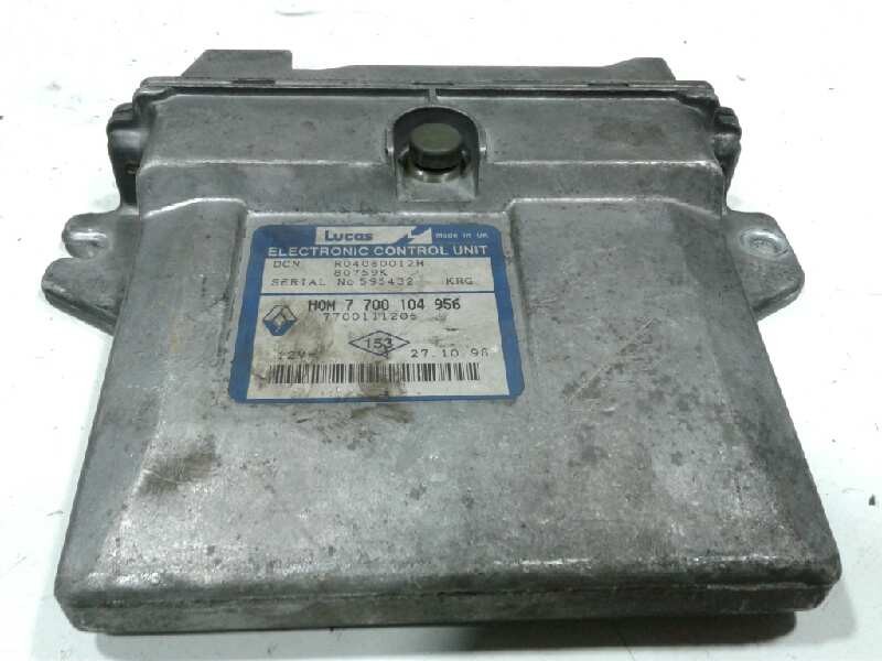 Recambio de centralita motor uce para renault kangoo (f/kc0) rn/alap modell (kcoa/c/d/e/h/u) referencia OEM IAM H0M7700104956  