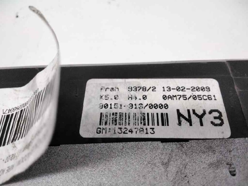 Recambio de mando calefaccion / aire acondicionado para opel zafira b edition referencia OEM IAM 13247813  