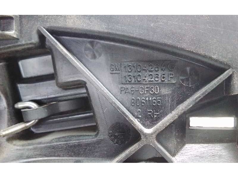 Recambio de maneta interior delantera derecha para opel corsa c comfort referencia OEM IAM 8061165  