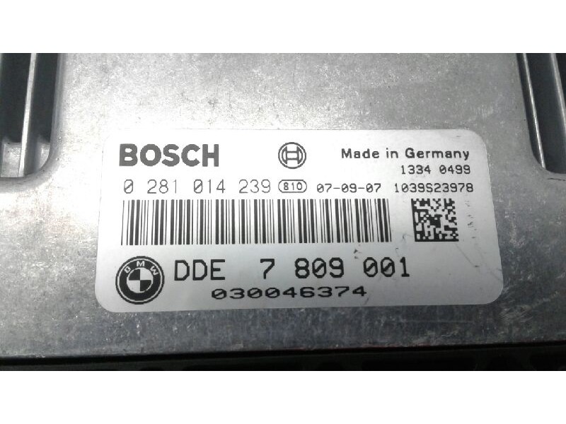 Recambio de centralita motor uce para bmw serie 1 berlina (e81/e87) 118d referencia OEM IAM 0281014239  