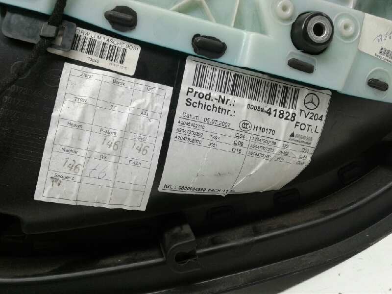 Recambio de guarnecido puerta trasera izquierda para mercedes clase c (w204) berlina c 220 cdi (204.008) referencia OEM IAM   