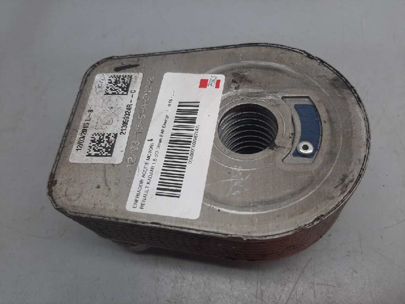Recambio de enfriador aceite motor para renault kadjar 1.5 dci diesel fap energy referencia OEM IAM 213059324R  