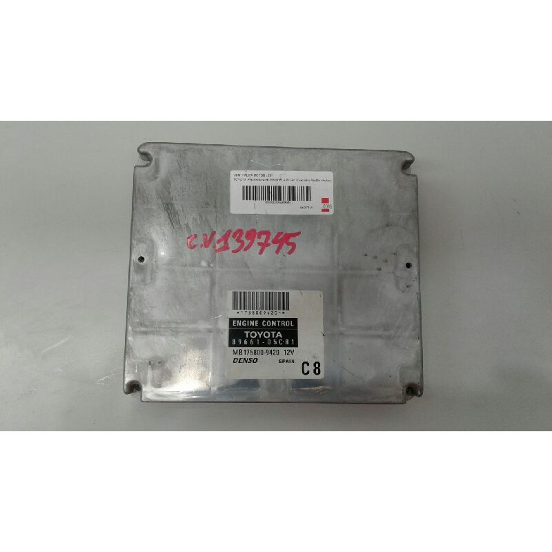 Recambio de centralita motor uce para toyota avensis berlina (t25) 2.2 d-4d executive sedán (4-ptas.) referencia OEM IAM 8966105