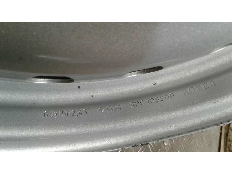 Recambio de llanta hierro para mg rover serie 400 (rt) referencia OEM IAM 15PULGADAS4TORNILLOS PORTOLES 