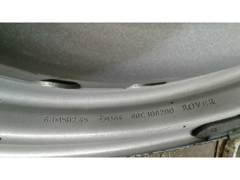 Recambio de llanta hierro para mg rover serie 400 (rt) referencia OEM IAM 15PULGADAS4TORNILLOS PORTOLES 