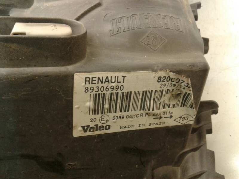 Recambio de faro izquierdo para renault megane ii berlina 5p confort authentique referencia OEM IAM 89306990R  