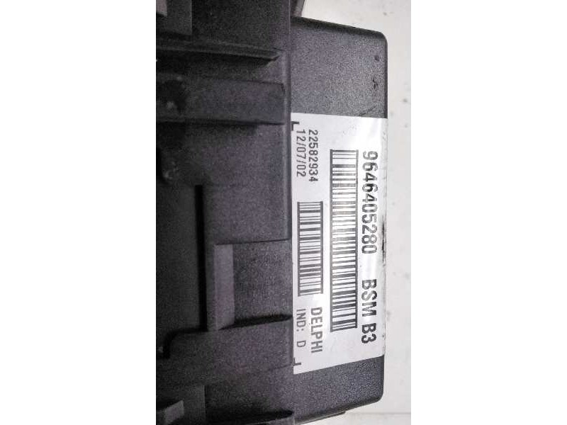 Recambio de centralita bsm para citroen xsara berlina 2.0 hdi exclusive (66kw) referencia OEM IAM 9646405280  