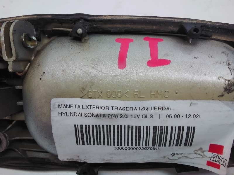 Recambio de maneta exterior trasera izquierda para hyundai sonata (y4) 2.0i 16v gls referencia OEM IAM GTX909RLHMC  