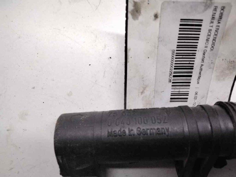 Recambio de bobina encendido para renault scenic ii confort authentique referencia OEM IAM 0040100052  