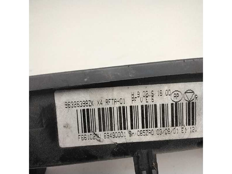 Recambio de mando climatizador para citroen c5 berlina 2.0 16v premier referencia OEM IAM 96326398ZK  