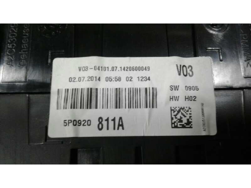 Recambio de cuadro instrumentos para seat altea xl (5p5) i-tech ecomotive referencia OEM IAM 811A  