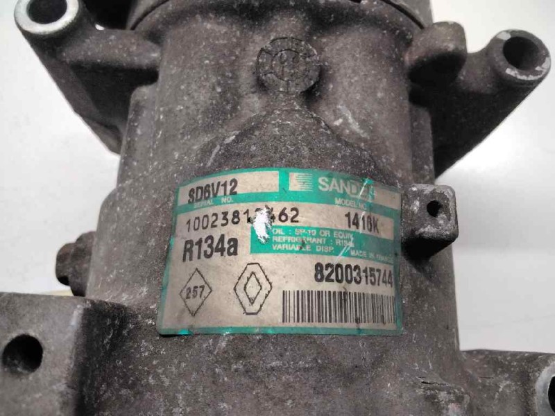 Recambio de compresor aire acondicionado para renault clio ii fase ii (b/cb0) community referencia OEM IAM 82003315744 SD6V12 14