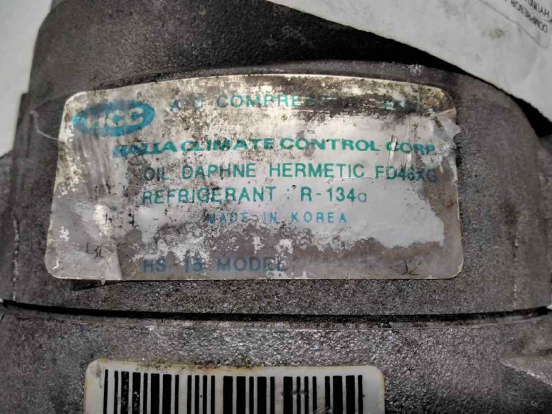 Recambio de compresor aire acondicionado para hyundai matrix (fc) 1.5 crdi gls referencia OEM IAM SINREF.  