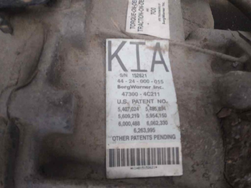 Recambio de caja cambios para kia sorento 2.5 crdi emotion referencia OEM IAM 6YCA4E  