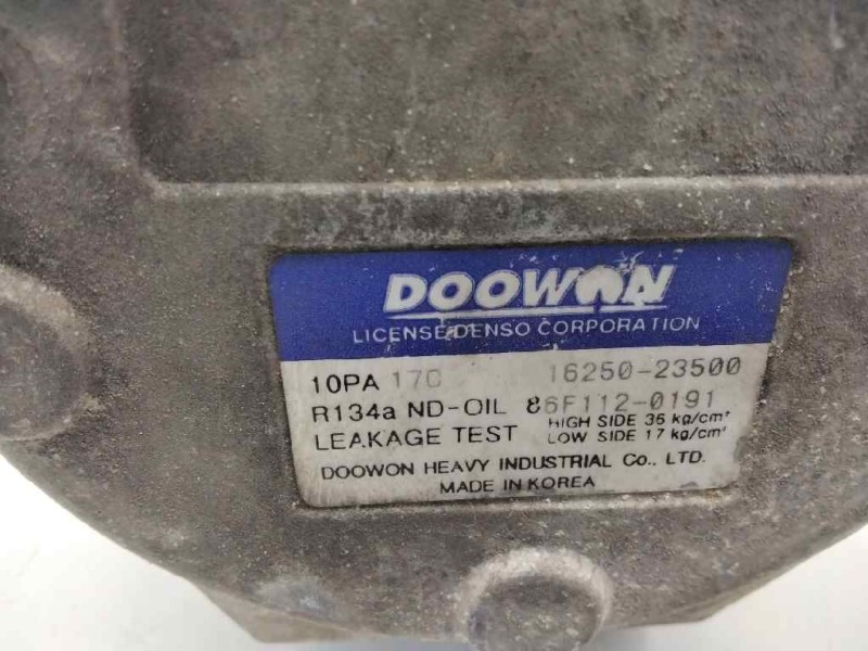 Recambio de compresor aire acondicionado para kia sorento 2.5 crdi emotion referencia OEM IAM 1625023500  