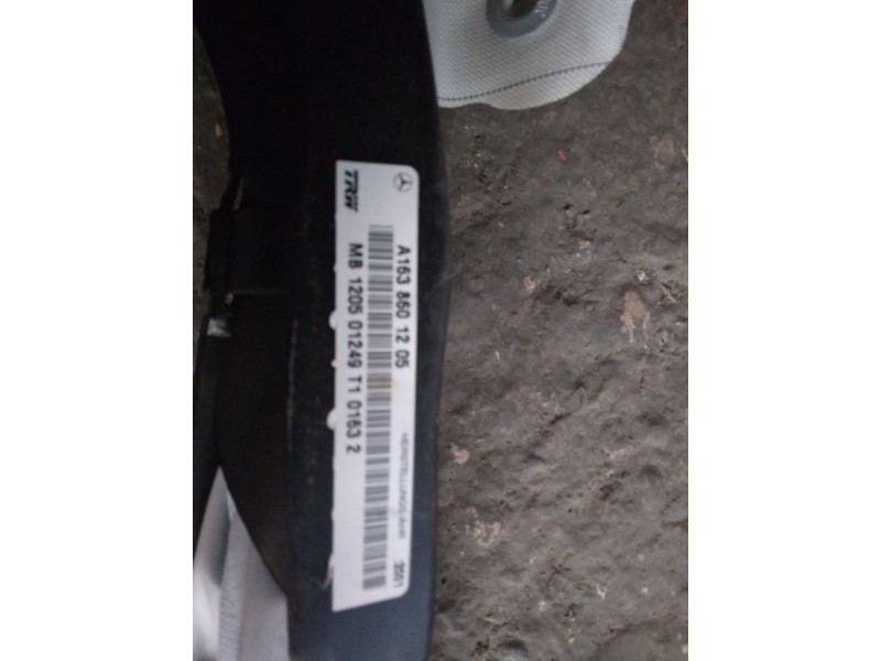 Recambio de airbag cortina trasero derecho para mercedes clase m (w163) 400 cdi (163.128) referencia OEM IAM A1638601205  