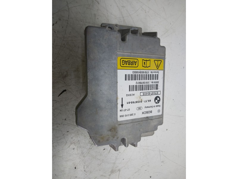 Recambio de centralita airbag para bmw x5 (e70) 3.0d referencia OEM IAM 0285010094  